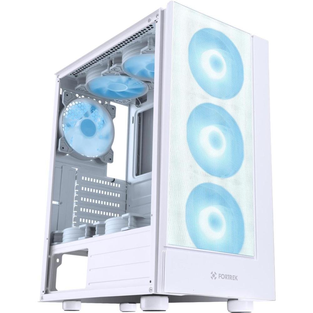 Gabinete Gamer Fortrek Cruiser Mid Tower Rgb Branco Un.Venda: Pc/1