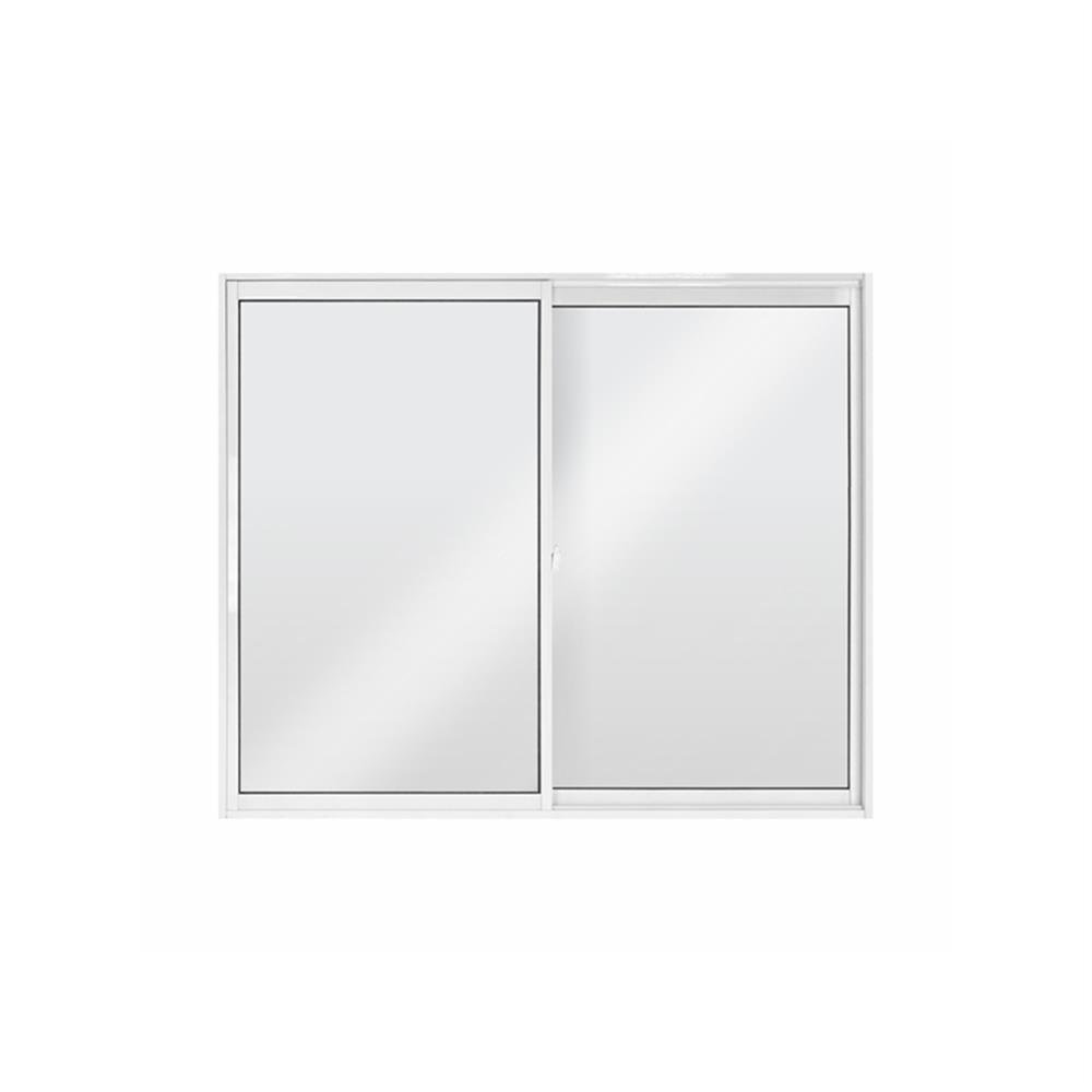 Janela Aluminio 2 Folhas Vidro Liso 1,0Ax1,2 Metalflex