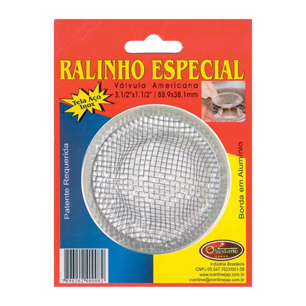 Ralo Inox Valvula Americana Grande 3 1/2X1 1/2