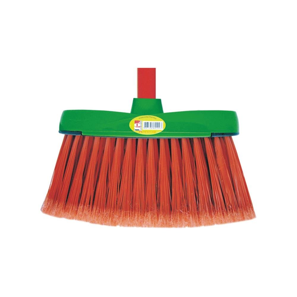 Vassoura Nylon C/Cabo Guirado Pratika 20Cm