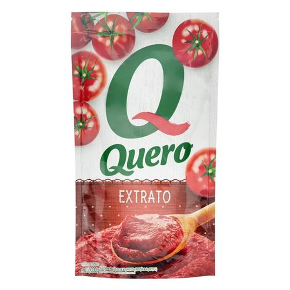 Extrato de Tomate Quero Sachê 300g - Embalagem com 24 Unidades