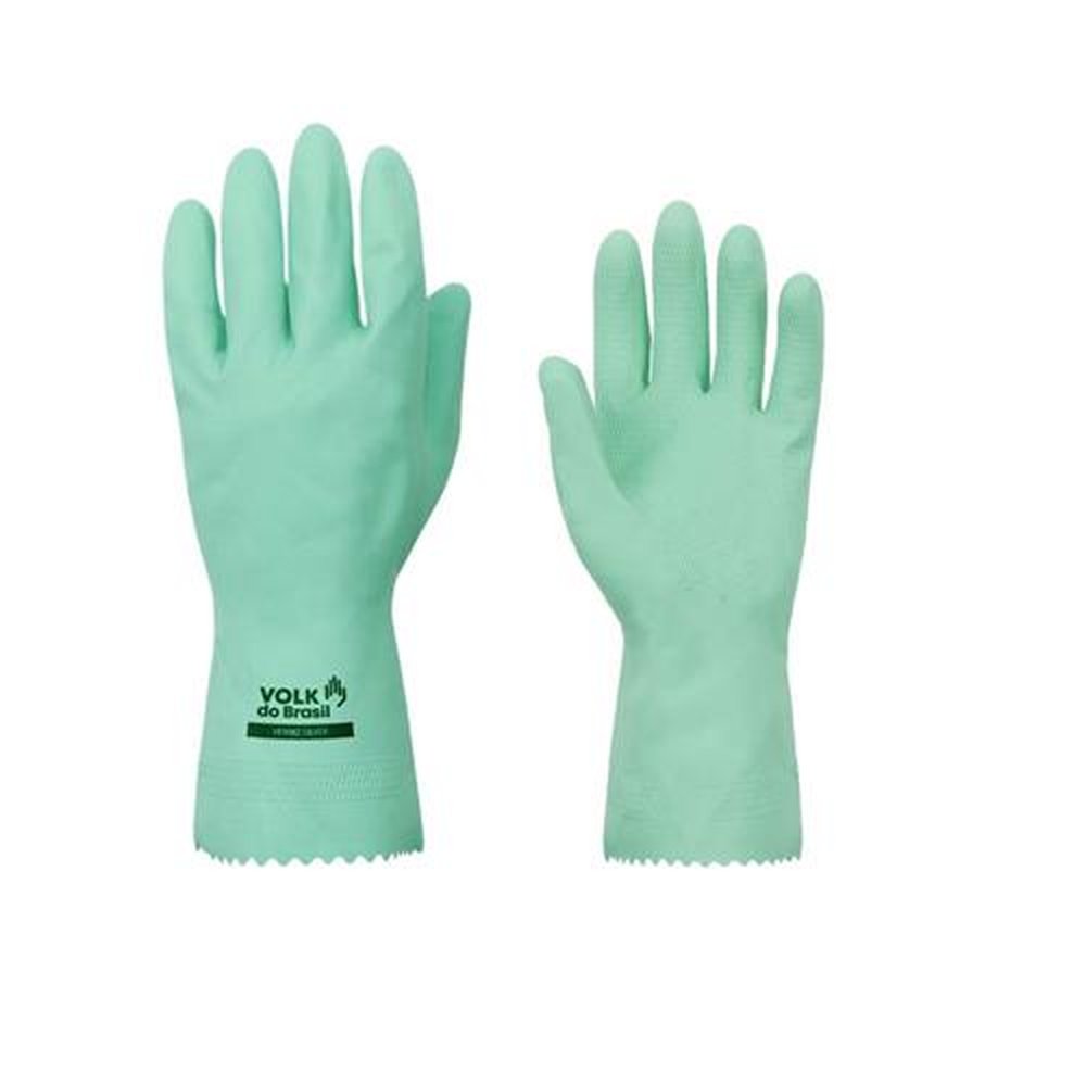 Luva Forrada Verde Verniz Tamanho G Volk