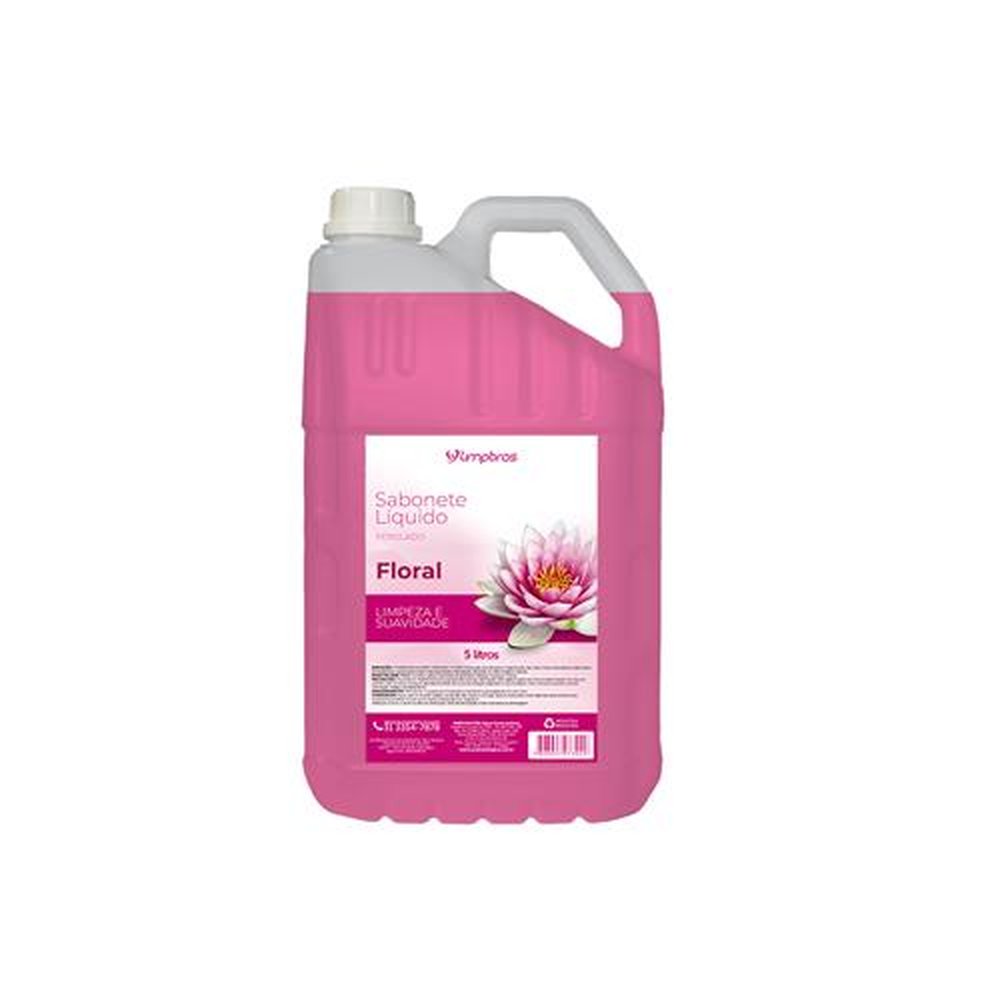 Sabonete Liquido Perolado Floral 5L Limpbras.