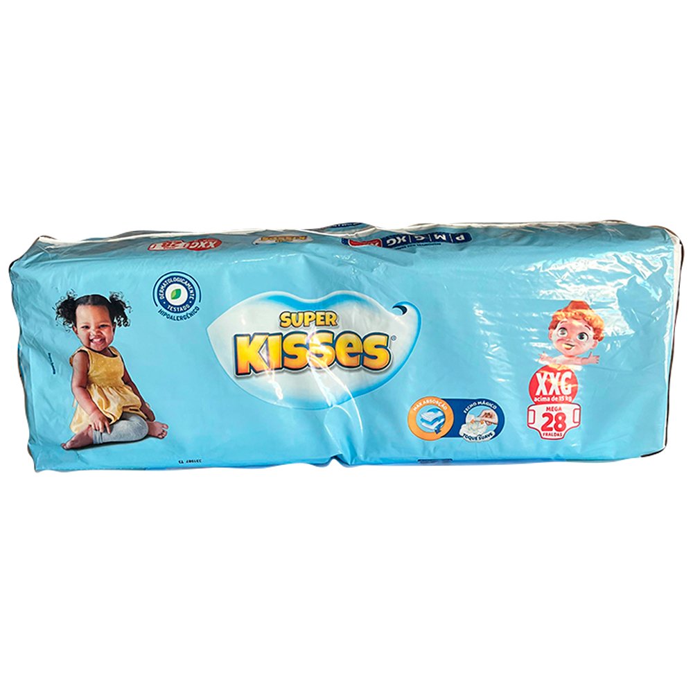 Fralda Kisses Mega XXG Com 28