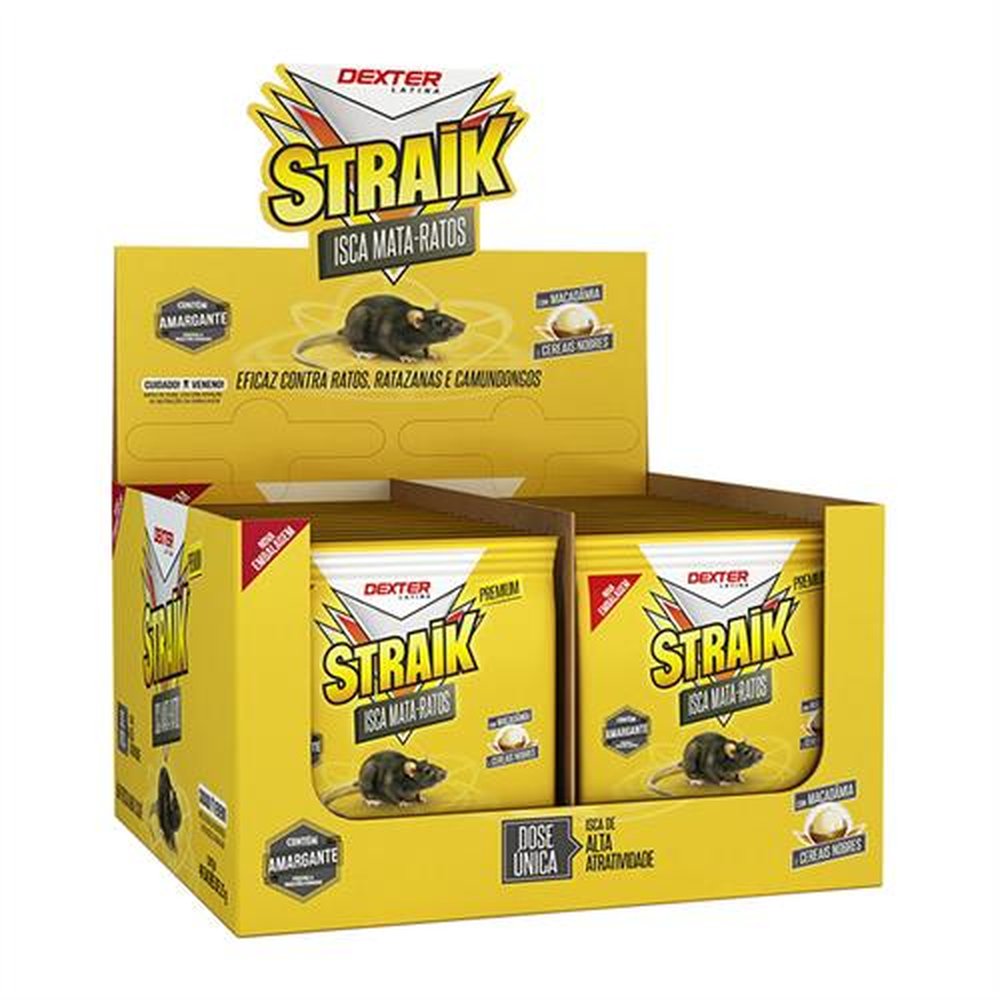 Raticida Straik Isca 40X25g Display