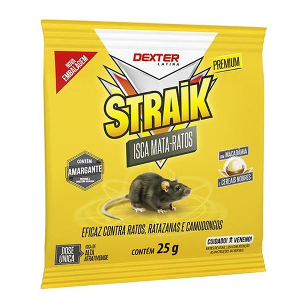 Raticida Straik Isca 400X25g