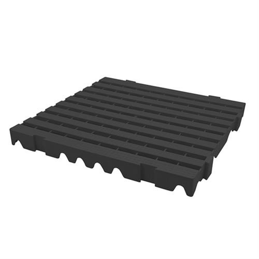 Estrado Modular Polipropileno Preto 50X50x4,5 Dellaplast