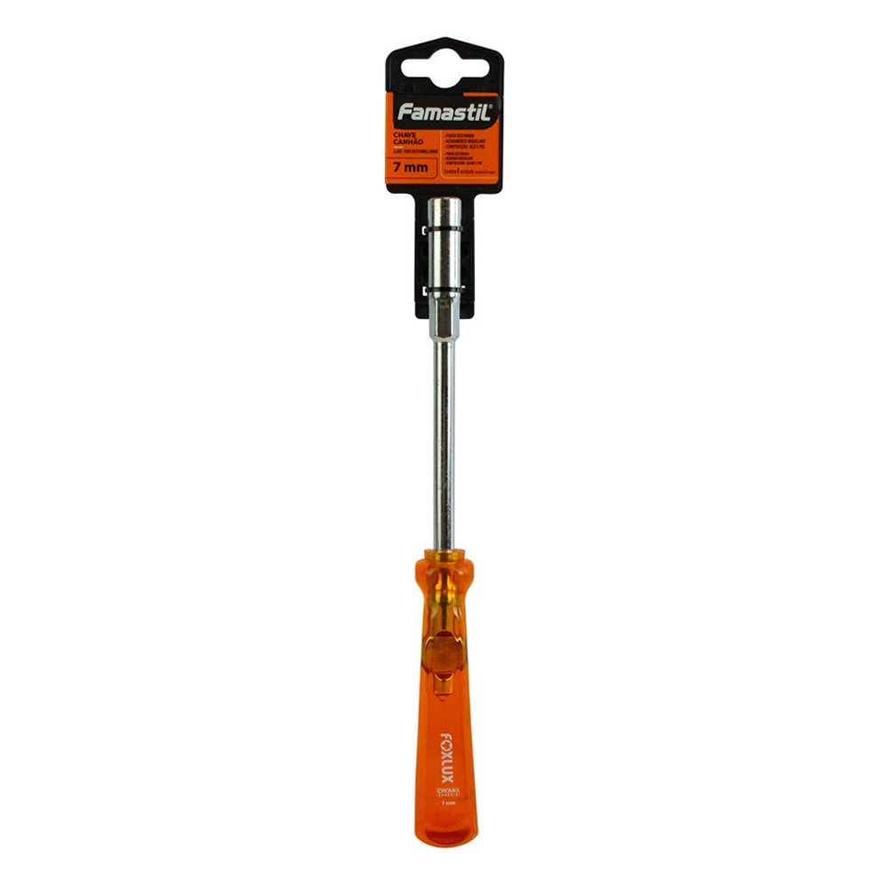Chave Canhão Famastil Cromo Vanadio 7mm