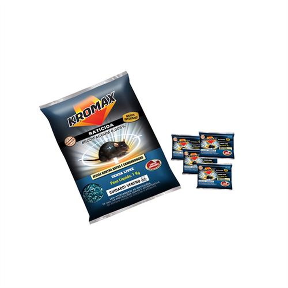 Raticida Girassol Kromax 50X20g