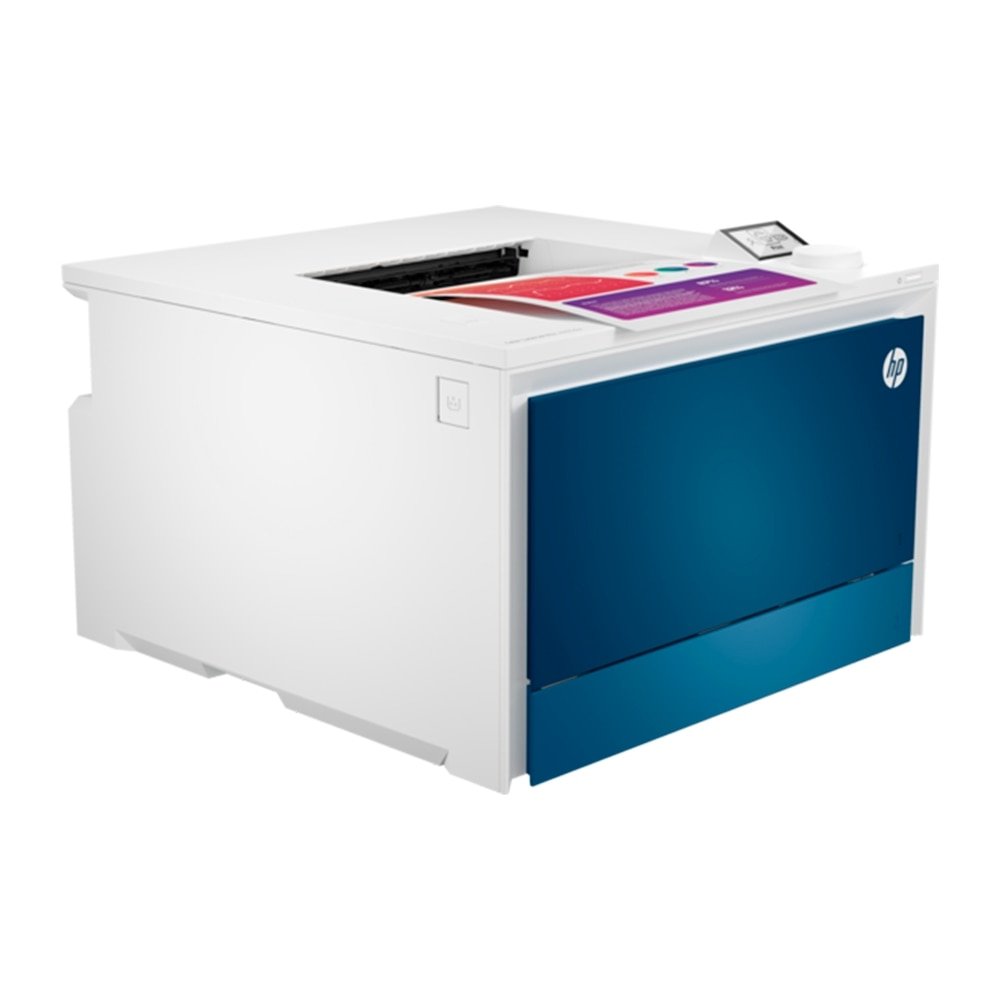 Impressora HP Laser Pro 4203DW - Laser, Colorida, Wi-Fi, USB, Branco/Azul, 110V
