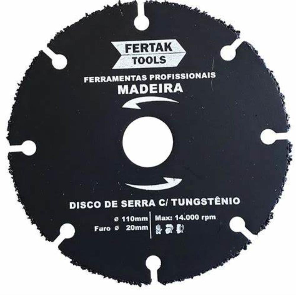 Disco De Serra Tungstênio 4.1/2 Fertak