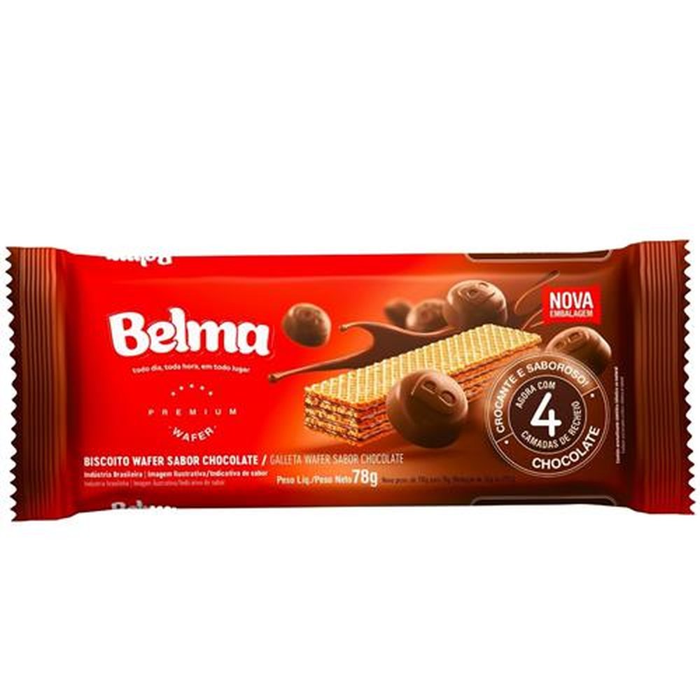 Wafer Belma Chocolate 78g