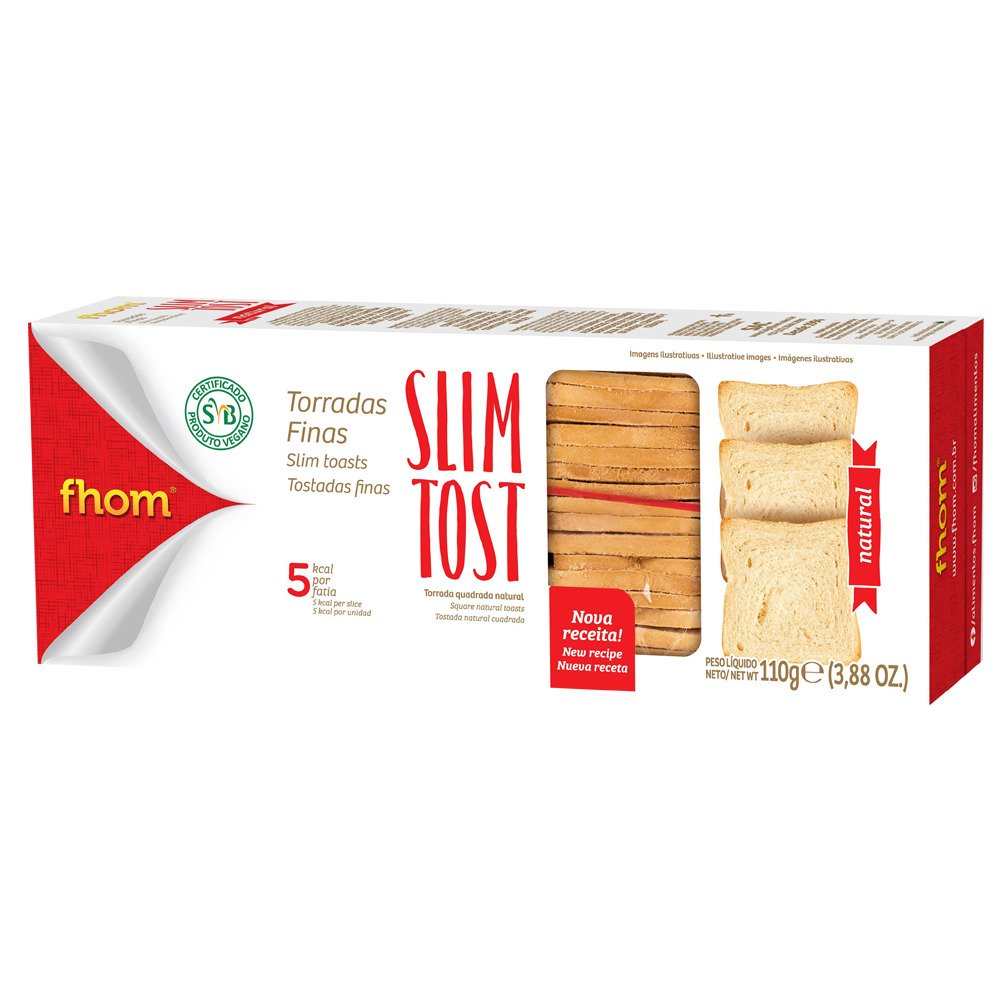 Torrada Slim Tost Natural 110g