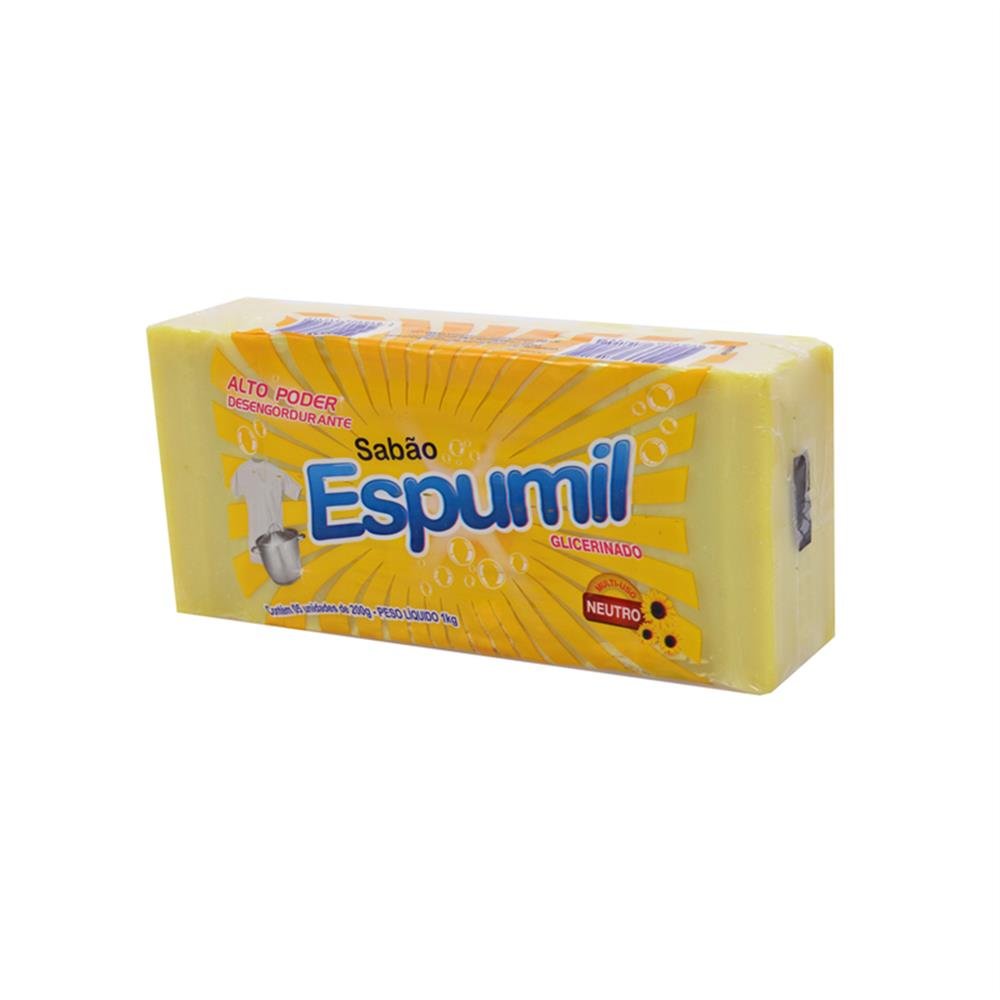 Sabão Barra Neutro 10X5x200g Espumil