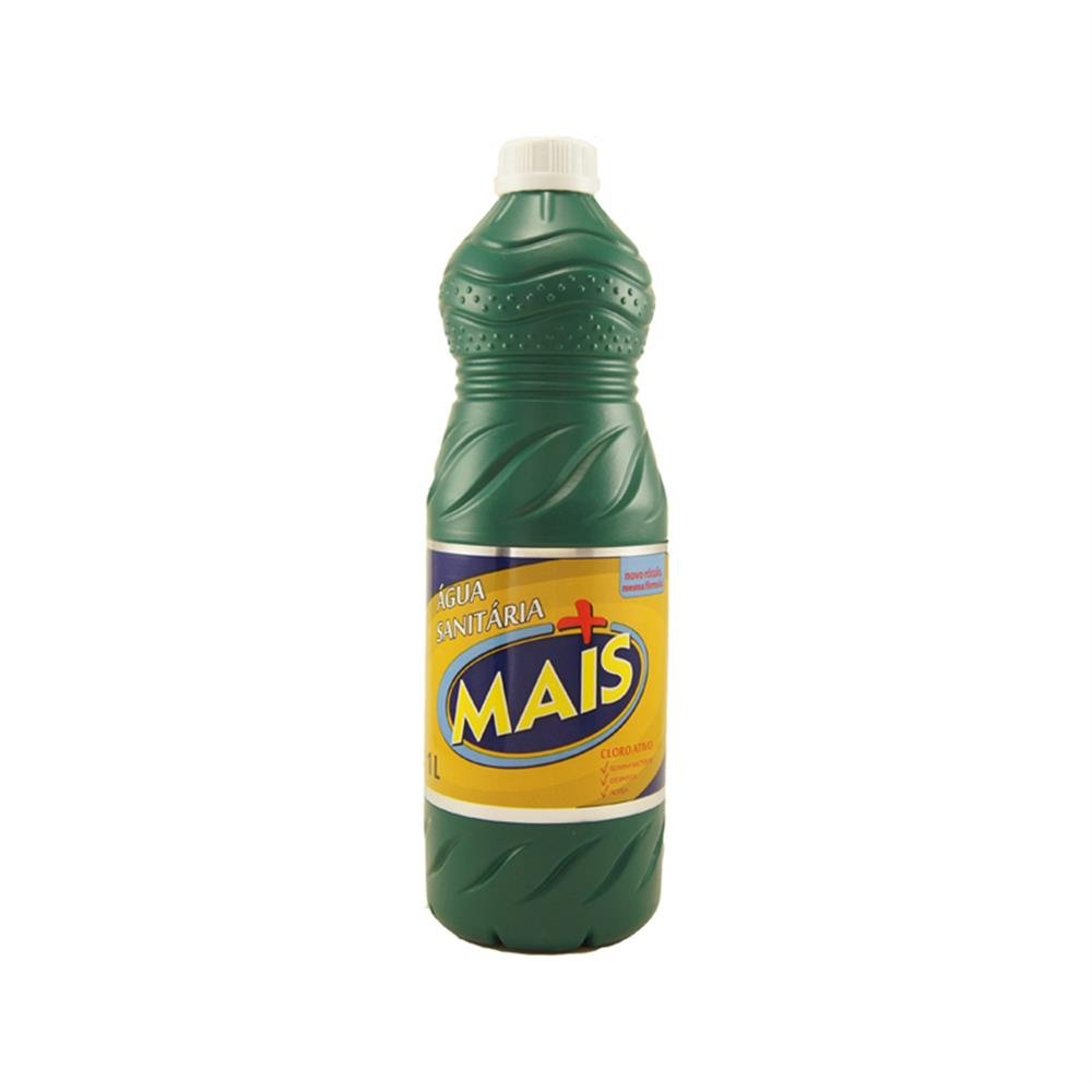 Agua Sanitaria Mais 1 Litro - Embalagem 12X1 Lt
