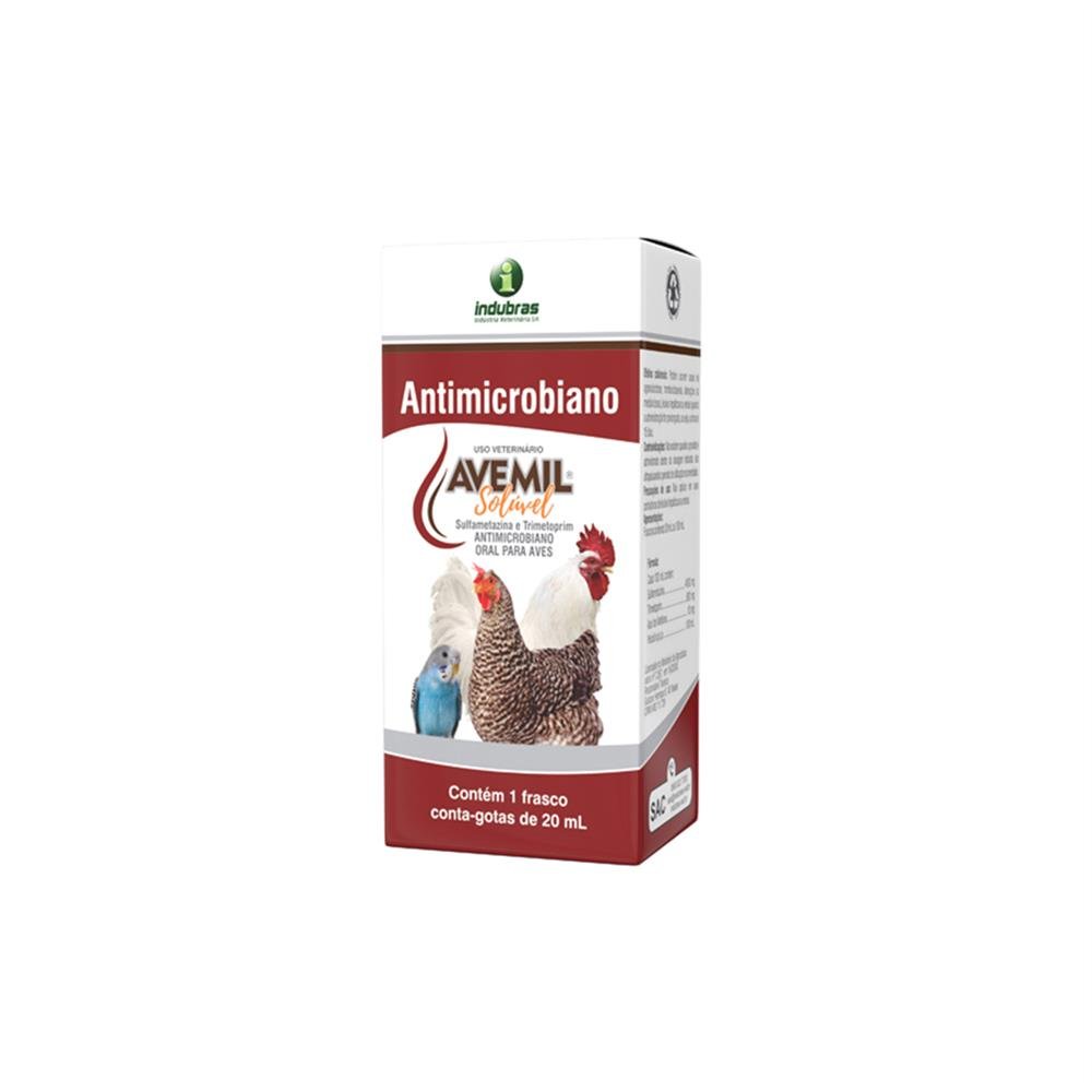 Avemil Soluvel 20Ml Indubras C25