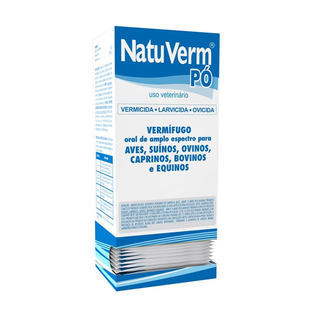 Vermifugo Natu Verm Po 25X20g Vetbras