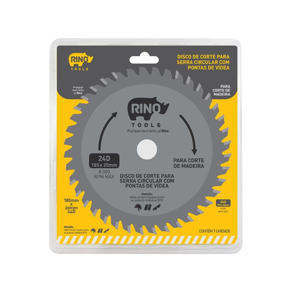 Serra Madeira Videa 110Mm 24 Dentes Rino