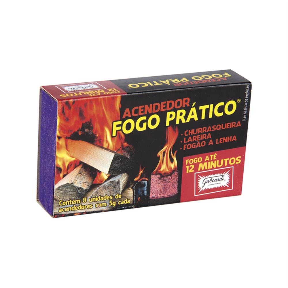 Acendedor Churrasqueira Fogo Pratico 12X8