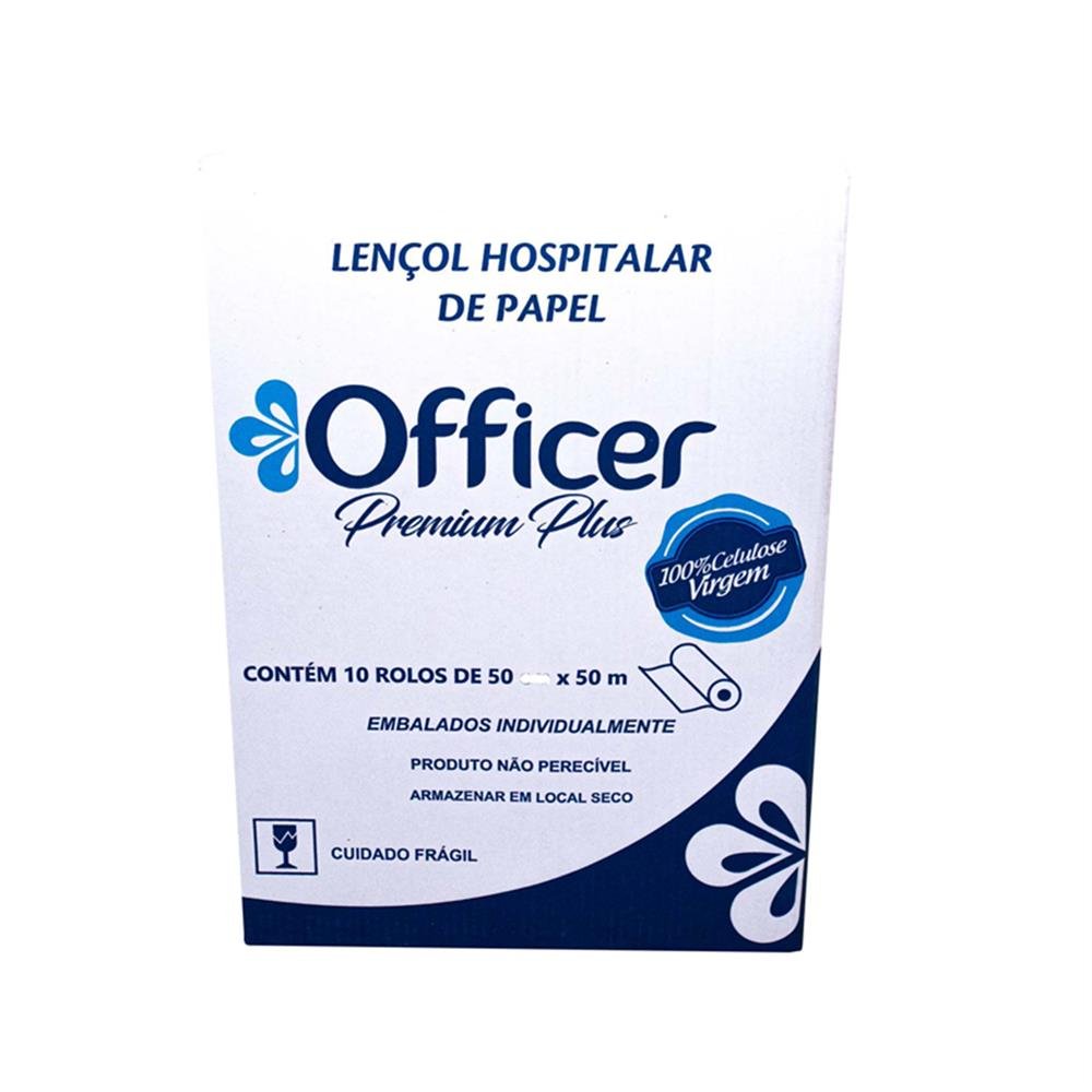 Lençol Papel Hospitalar Premium 50X50 C10