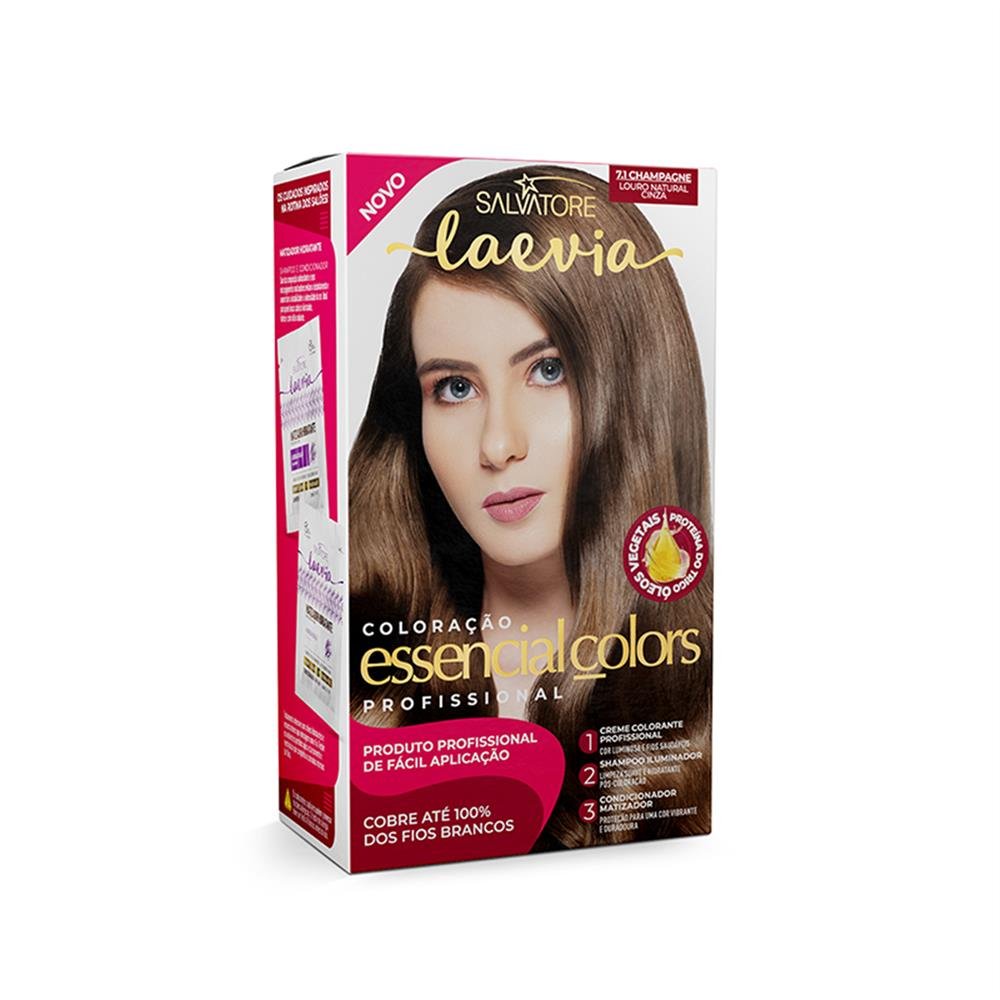 Coloração Cabelo 7.1 Loiro Champagne