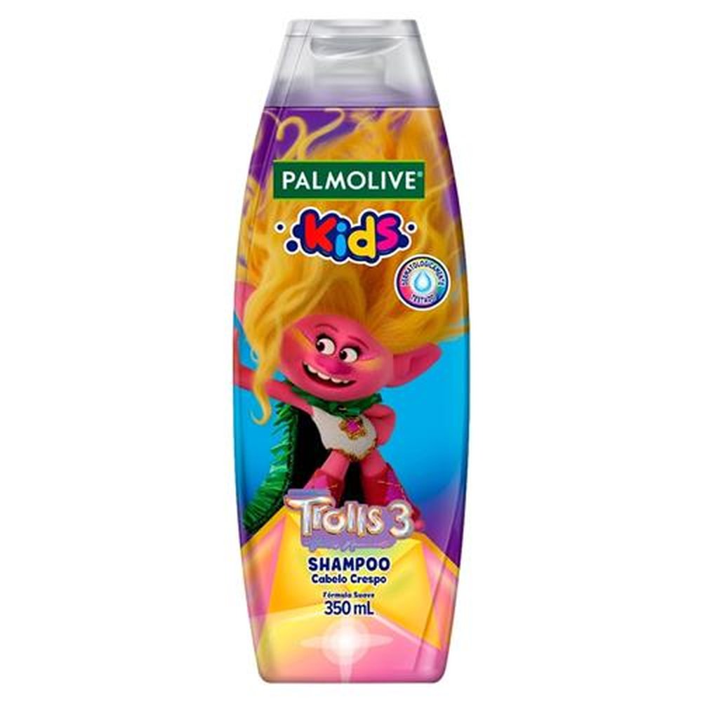 SHAMPOO PALMOLIVE KIDS TROLLS CABELO CRESPO 350ml