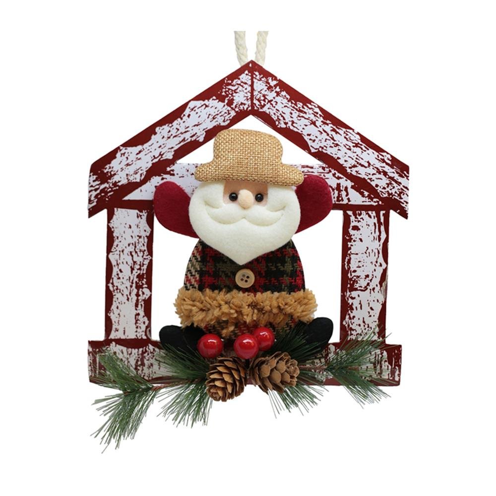 Enfeite Natal Árvore Casinha Decorada Noel C4