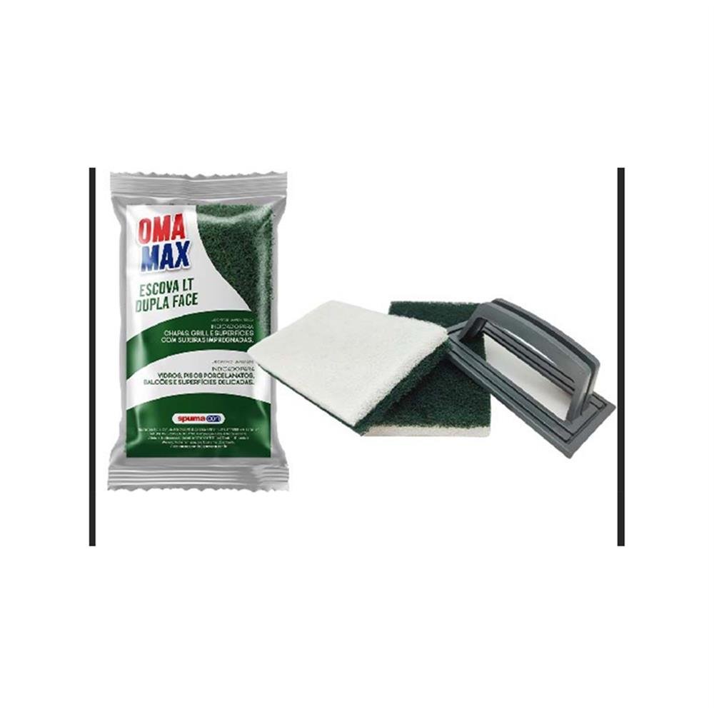 Escova Limpa Tudo Dupla Face Oma Max C12
