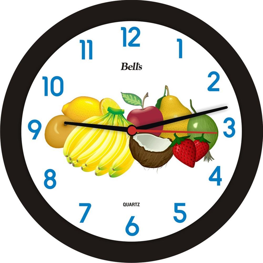 Relogio Parede Redondo 21Cm Cozinha Jsp/Bells