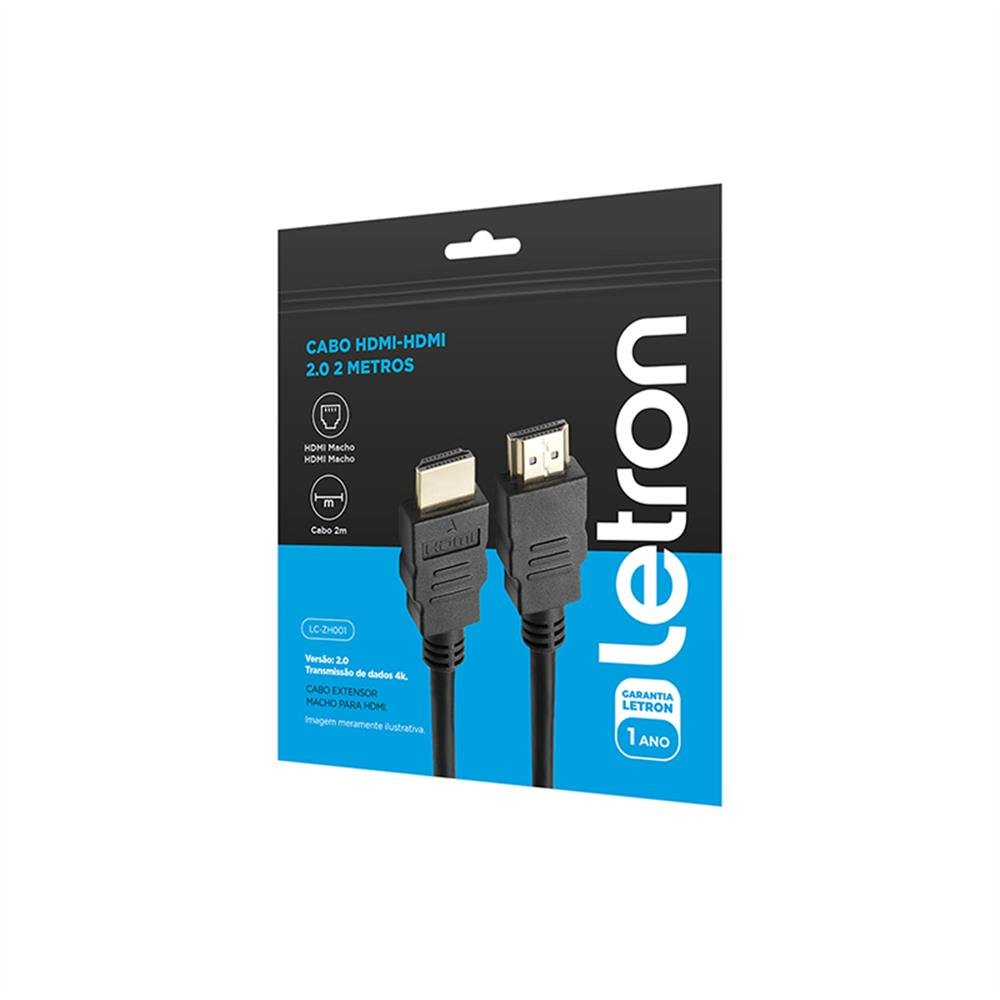 Cabo Tv/Monitor/Dvd Hdmi 2,0M Mac