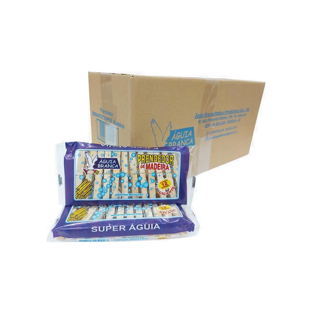 Prendedor Roupa Madeira Gigante 50X12