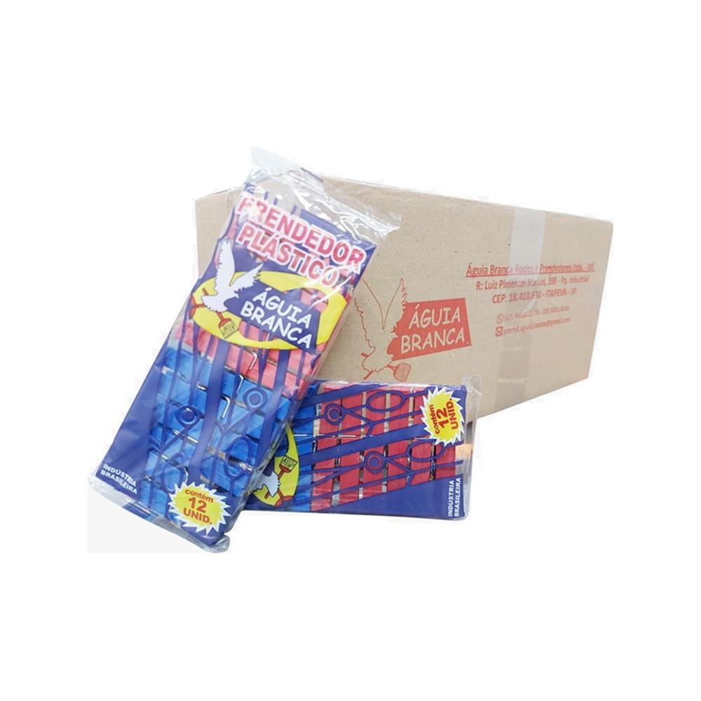 Prendedor Roupa Plastico Águia 50X12