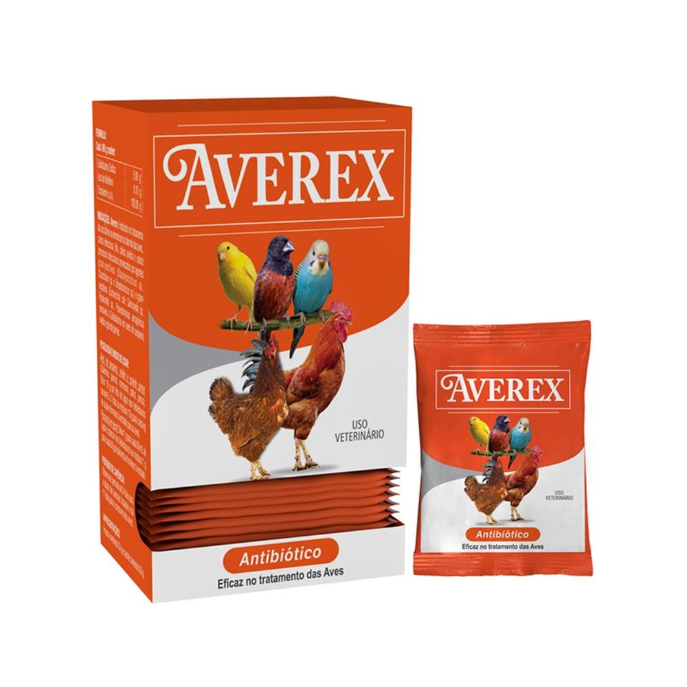 Antibiotico Aves Averex 30G C24 Sachês