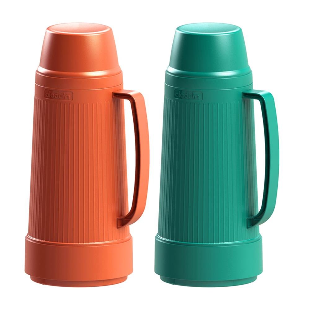 Garrafa Termica 1L Aladdin Ares Laranja/Verde C6