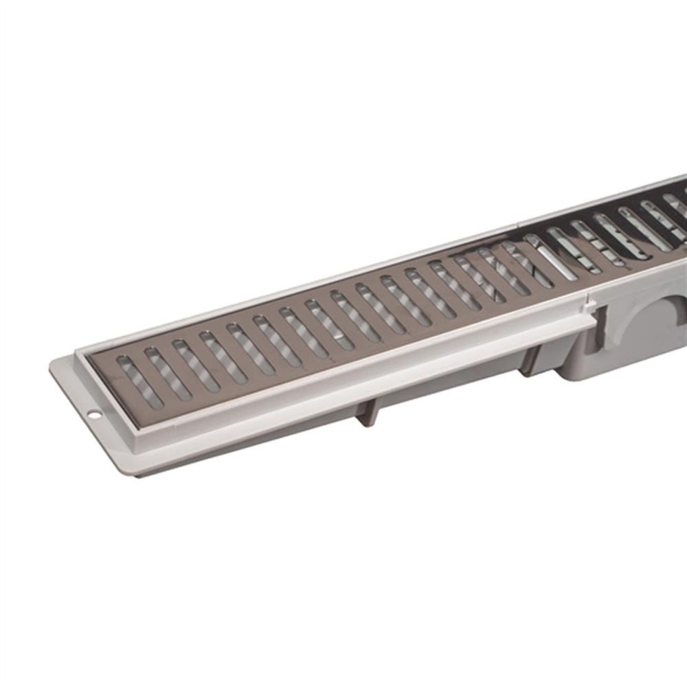 Ralo Linear Plastico C/Grelha 5X 50