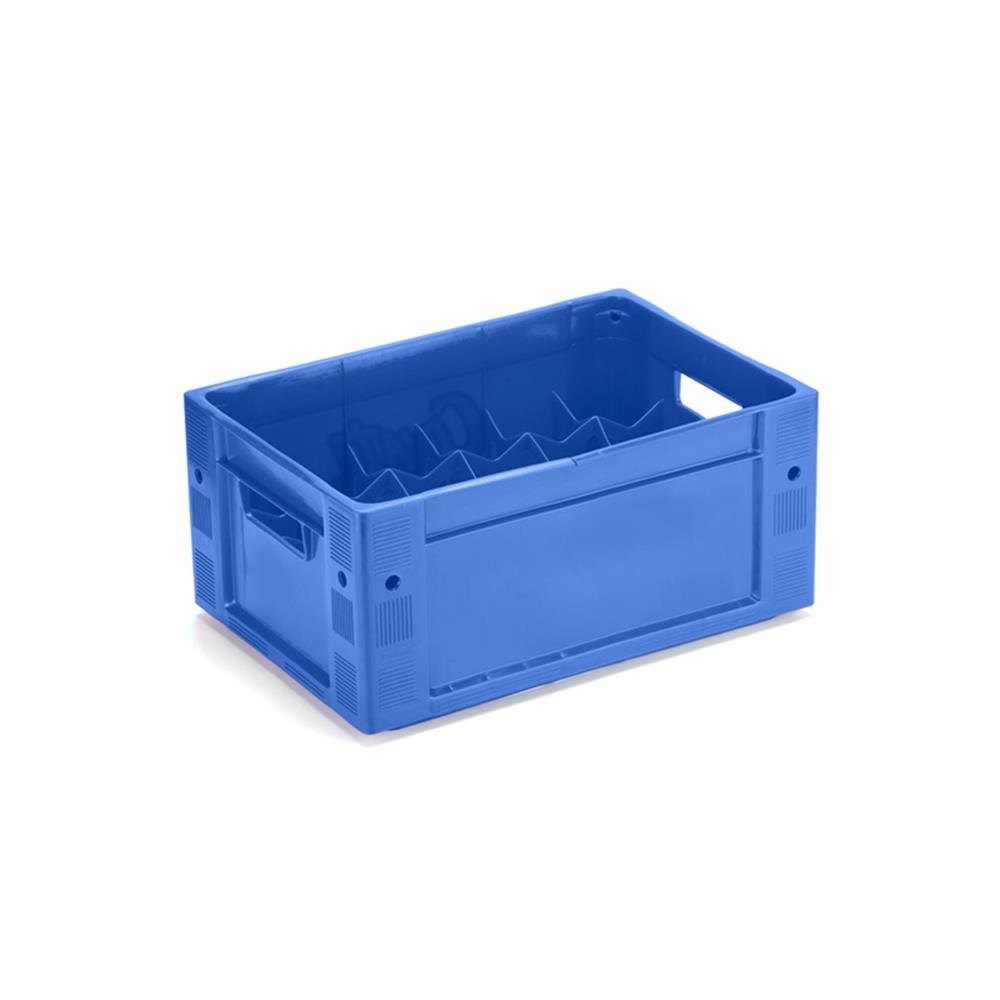 Contentor Plastico 24 Garrafas 300Ml Azul