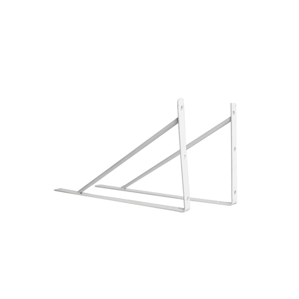 Suporte Prateleira 15Cm Branco Mão Francesa Globalfix