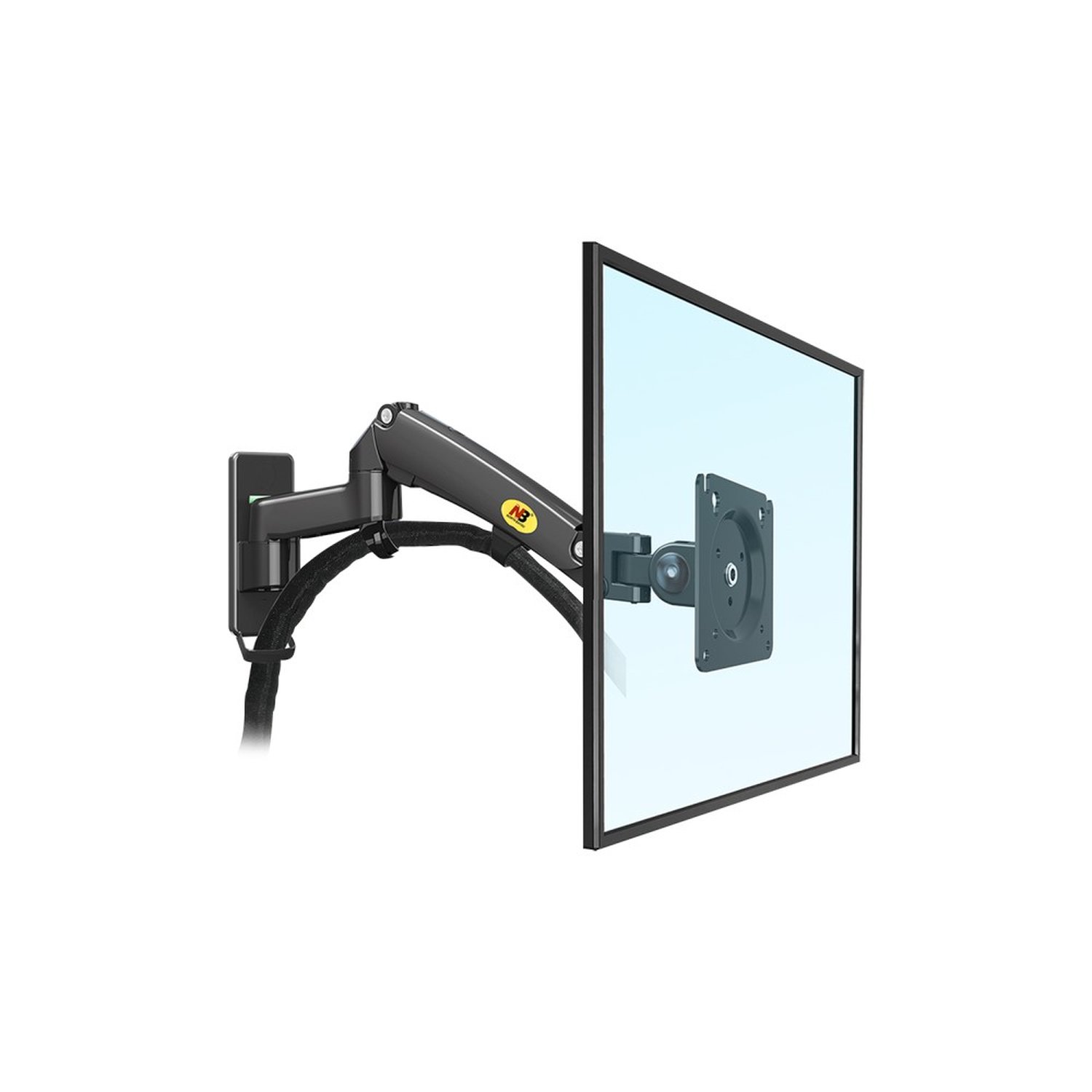 Suporte Monitor Articulado De Parede 17 A 35" Com Pistão A Gás F150 NB