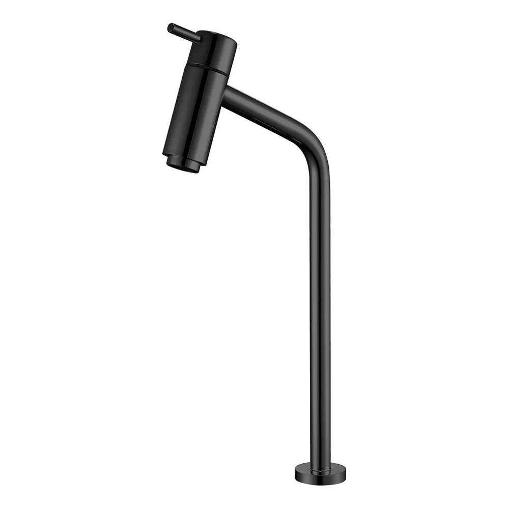 Torneira De Cuba E Lavatorio Slim Luxo Preto Fosco
