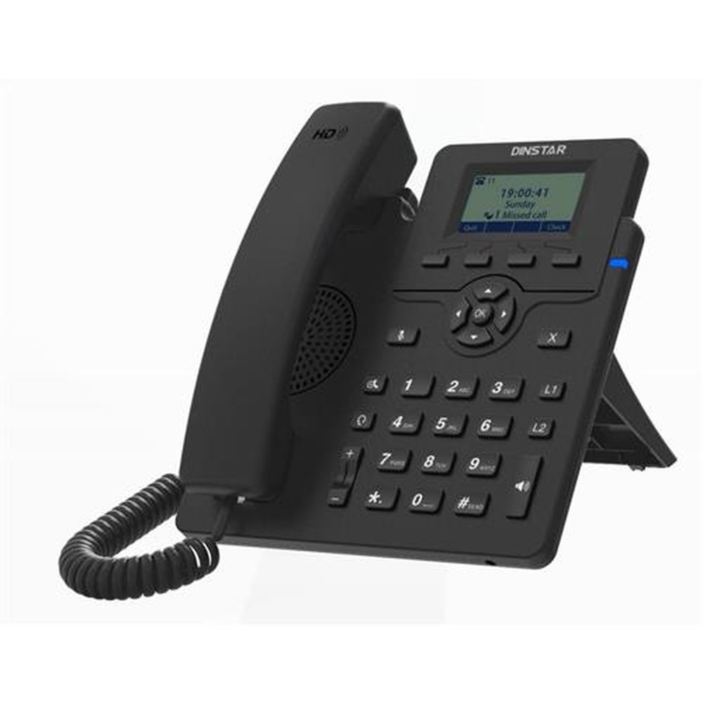 Telefone Ip Dinstar 2 Sip Poe C60lp