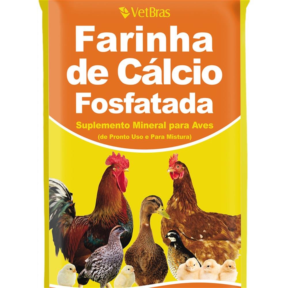 Farinha Calcio Fosfatada 1Kg Vetbras
