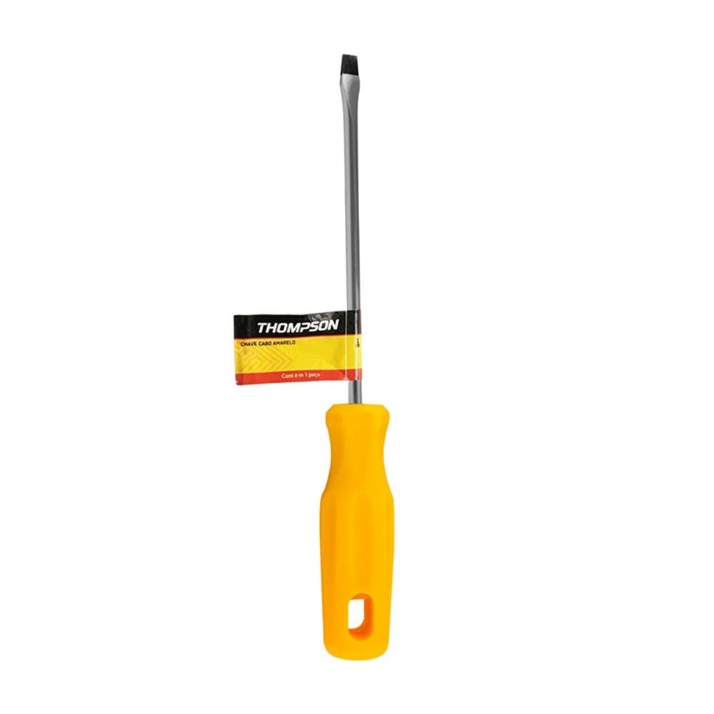 Chave Fenda Thompson 5/16X6 Cabo Amarelo C6