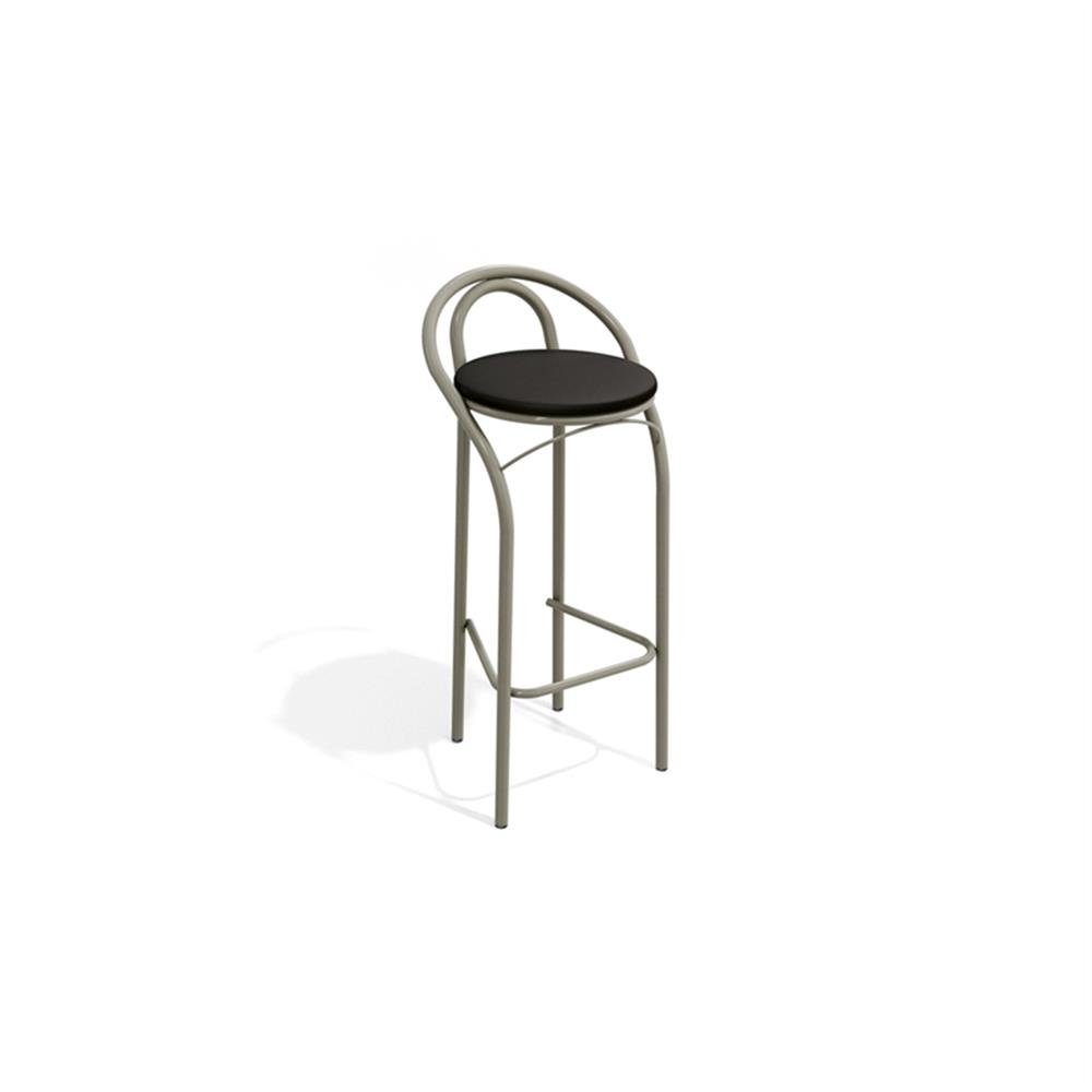 Banqueta Alta Dublim Cinza Kappesberg C2