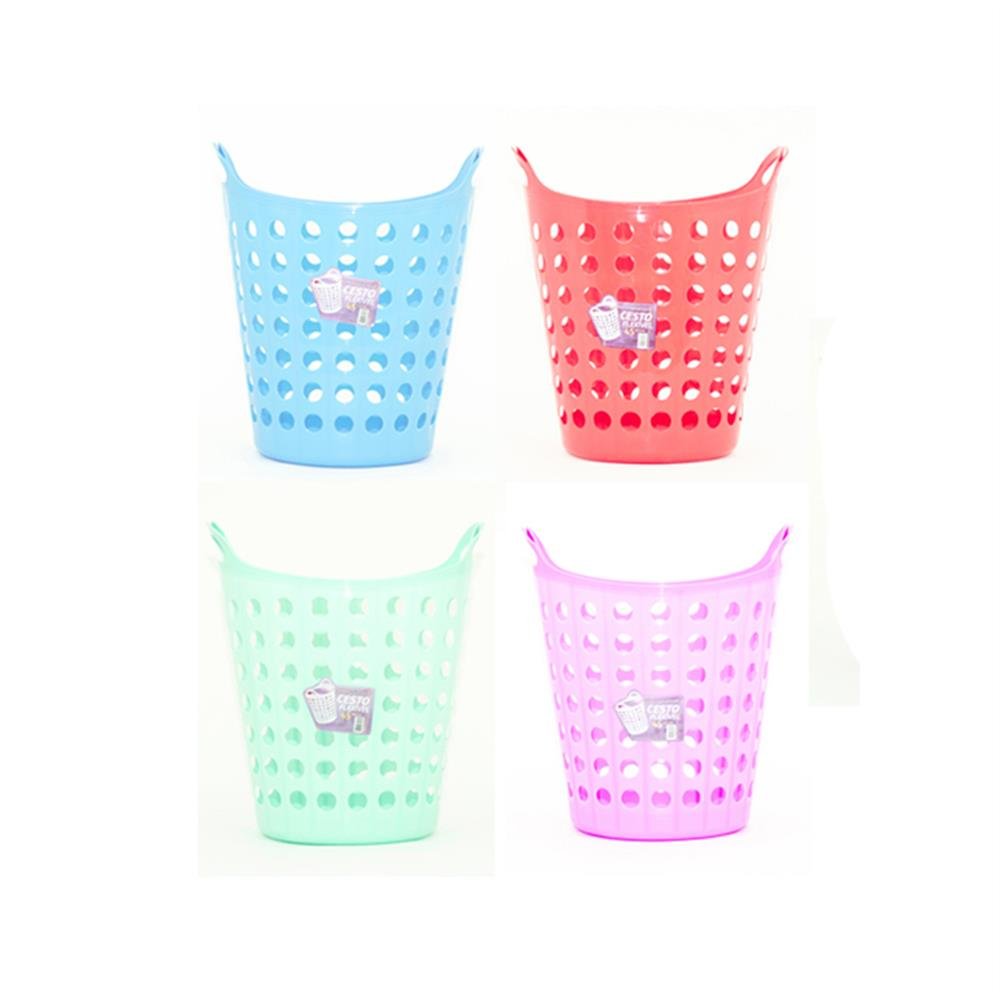Cesto Roupa Telado 45L Redondo Agraplast C6