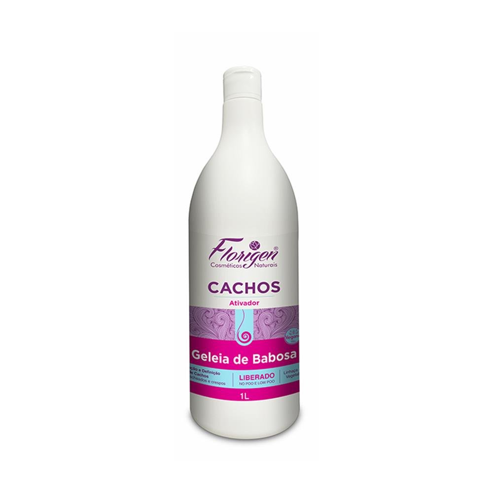 Creme Cabelo 1000Ml Ativador Cachos Babosa