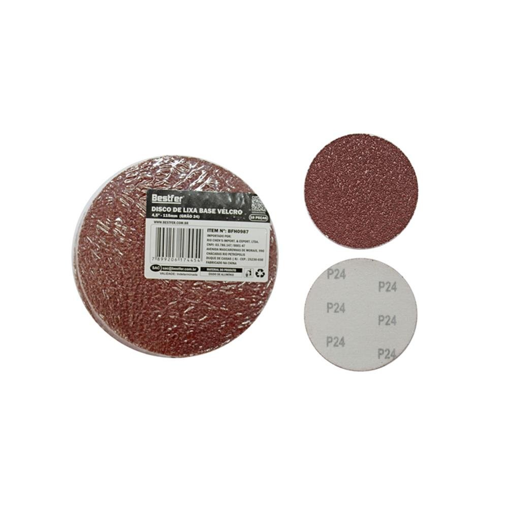 Disco Lixa Velcro 4,5