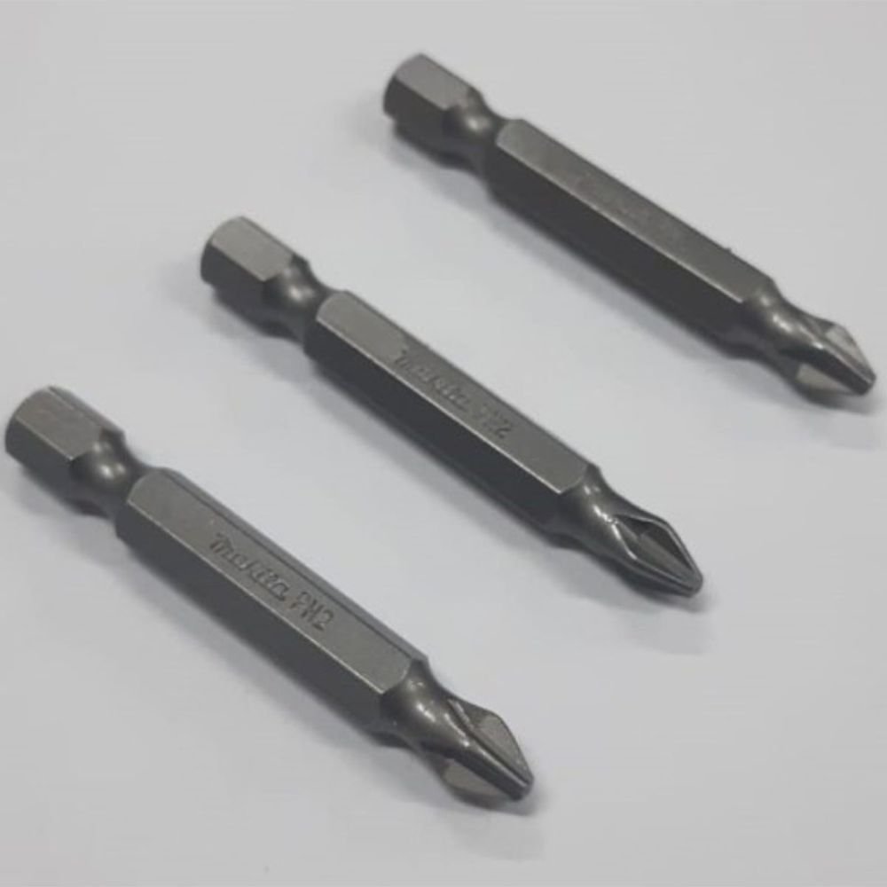 Conjunto De Ponta Bits Ph2 3 Peças 50mm B-25220 Makita