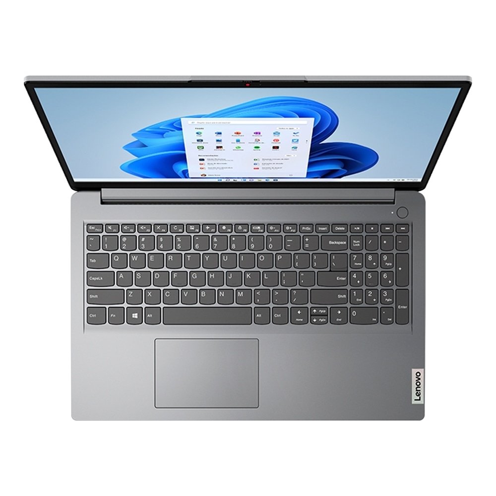 Notebook Lenovo IdeaPad 1 15IAU7 82VY000QBR - Tela de 15.6" Intel Core i5-1235U SSD 512GB 8GB Windows 11 Cinza