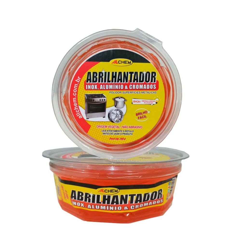 Abrilhantador Inox Aluminio Allchem 240g