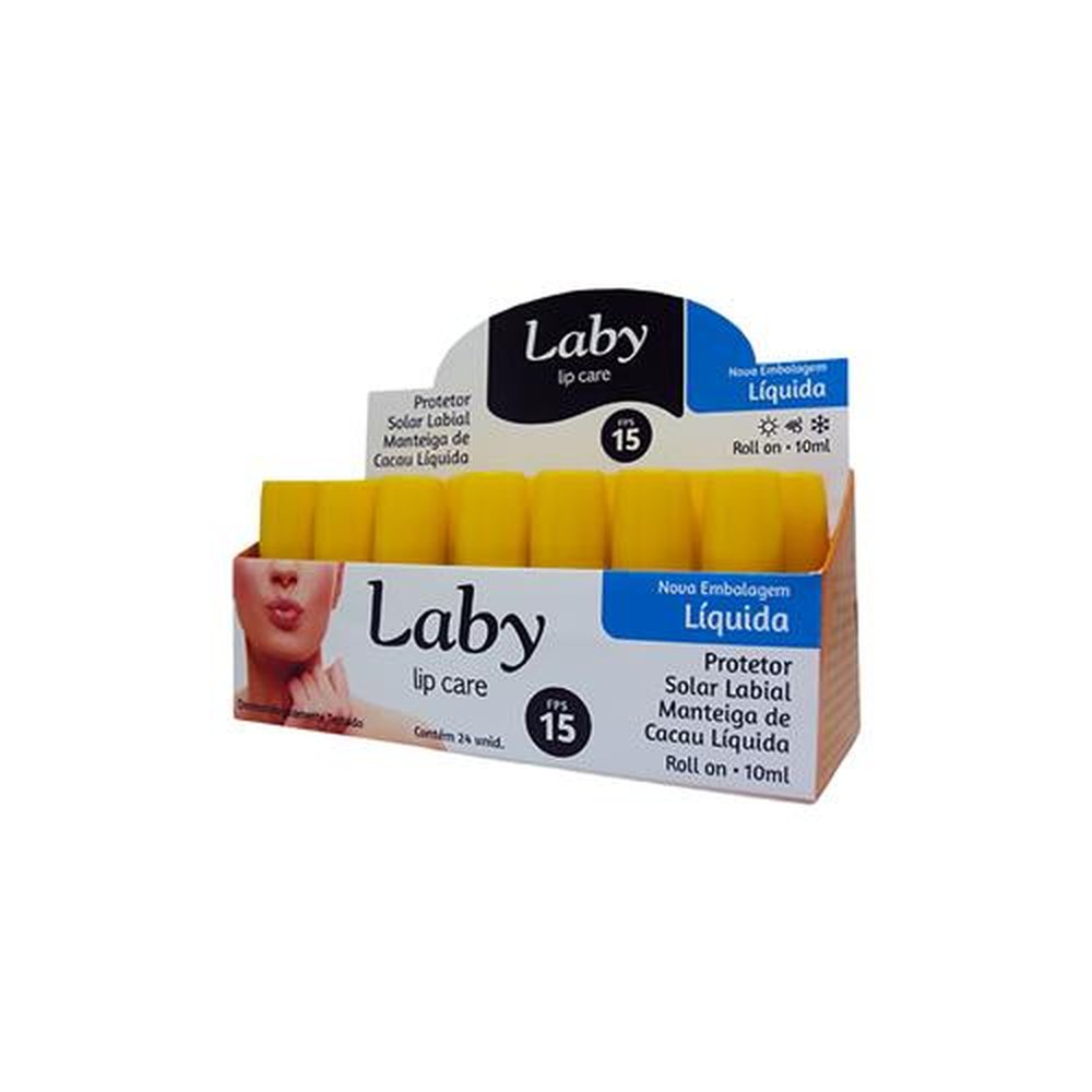 Display com 24 unidades Manteiga de Cacau Líquida FPS Laby 10ML